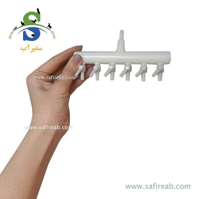 ترمینال تقسیم هوا پلاستیکی سفید سری DE — تصویر ۷