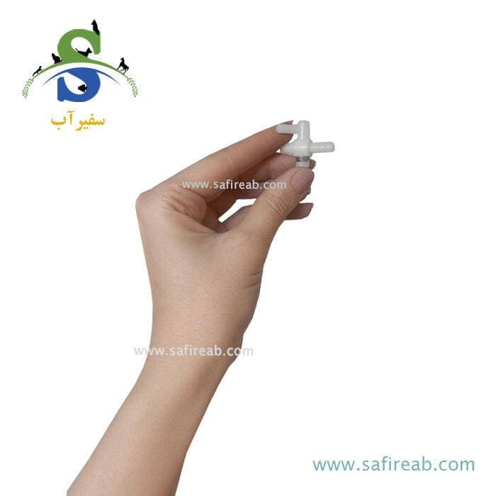 ترمینال تقسیم هوا پلاستیکی سفید سری DE — تصویر ۲