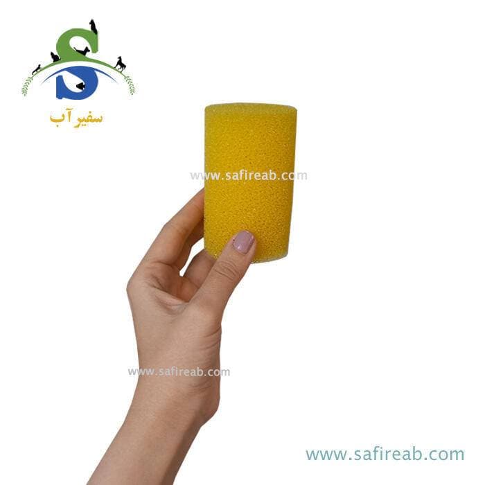 اسفنج یدک زرد فیلتر آکواریوم — تصویر ۲