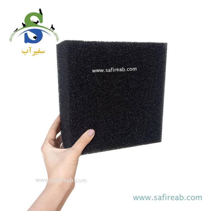 اسفنج مشکی فیلتر آکواریوم 20*20*7.5 — تصویر ۲