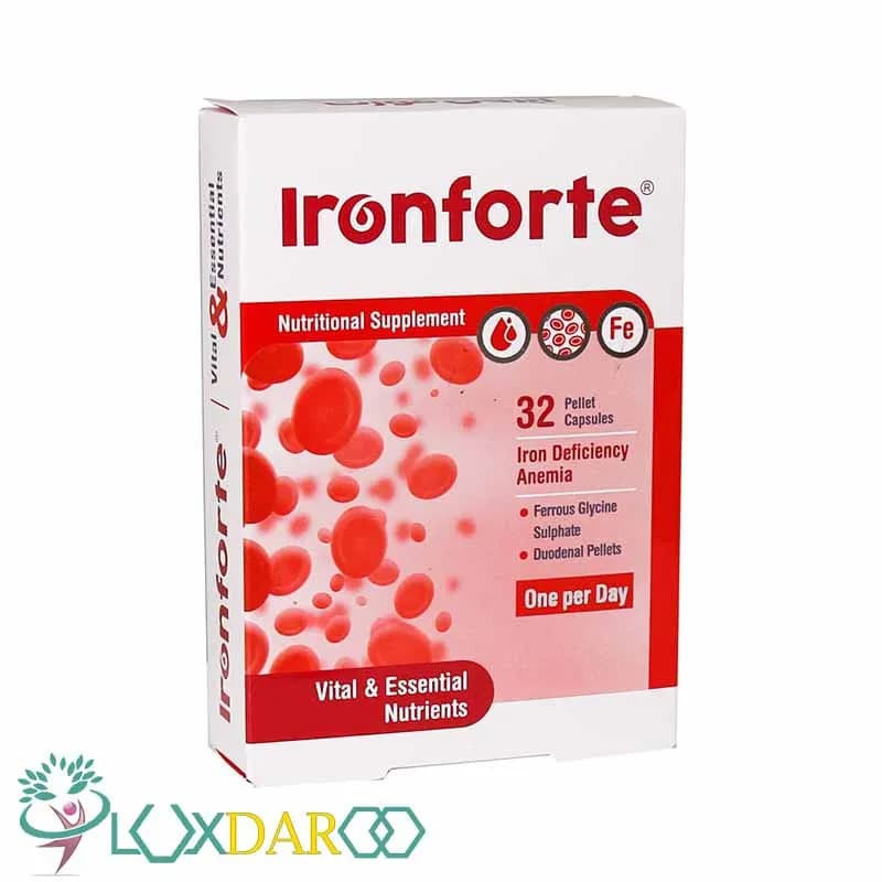 کپسول آیرون فورت 32 عددIronfort 32 Caps