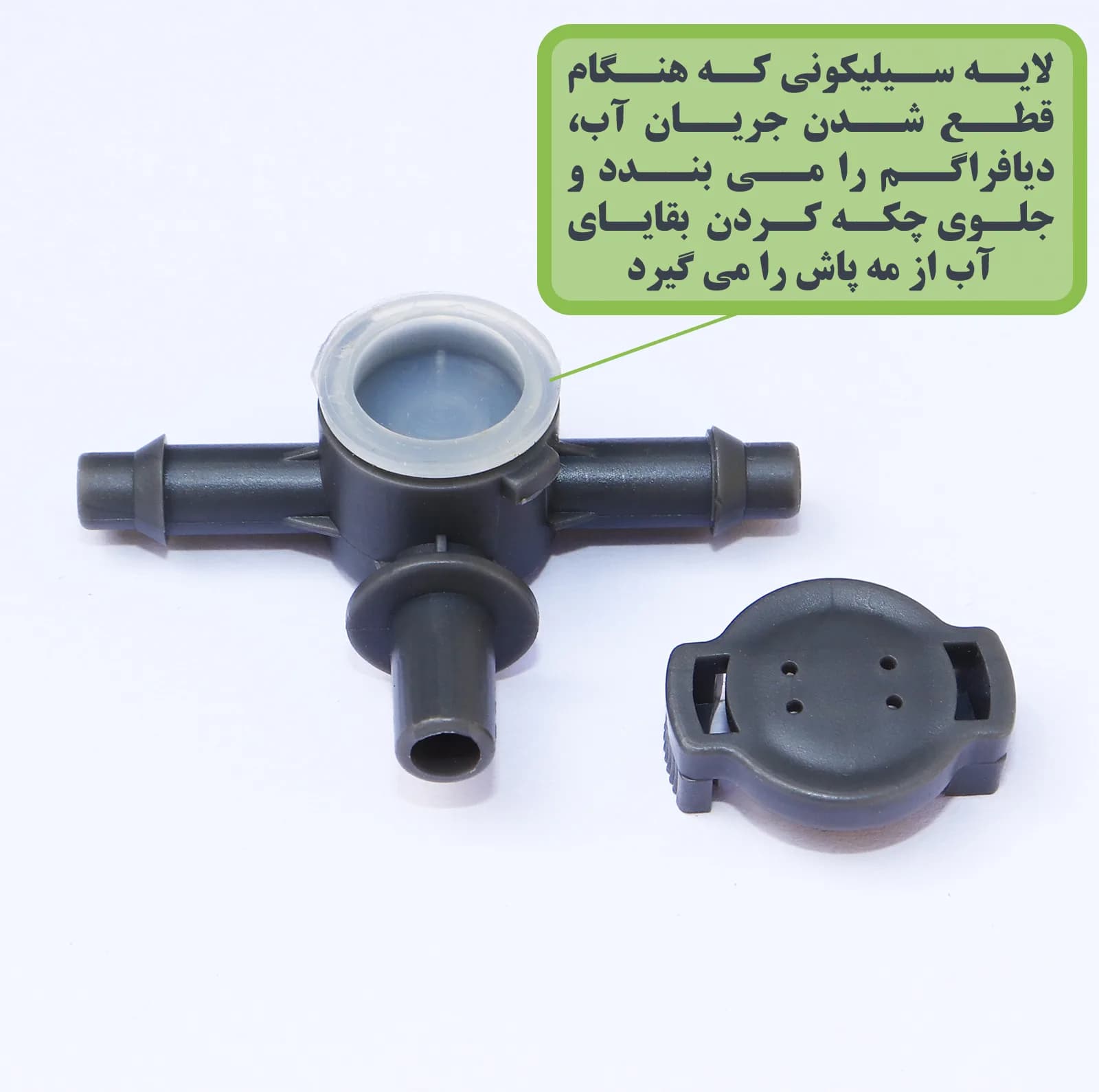 مه پاش و سه راهی ضد چکه یورودریپ مدل CF-4 مجموعه 50 عددی — تصویر ۸