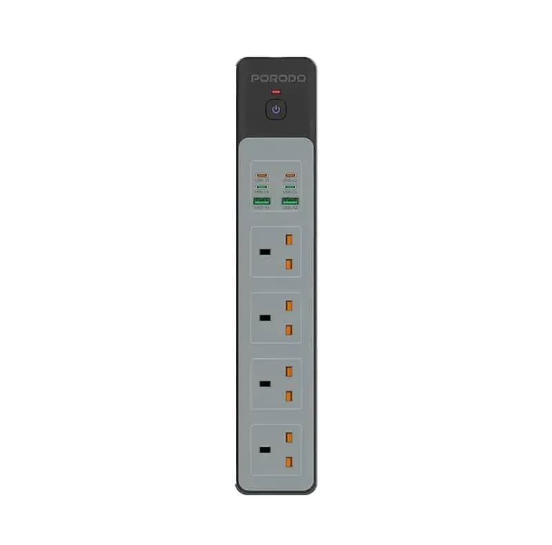 محافظ شوک الکتریکی و چند راهی برق پرودو مدل PD-FWCHO45-BK-65W — تصویر ۴