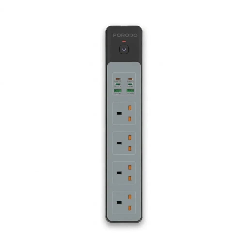محافظ شوک الکتریکی و چند راهی برق پرودو مدل PD-FWCHO45-BK-65W — تصویر ۲