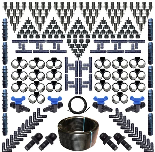 لوازم آبیاری قطره ای مدل Alfa-200 بسته 200 عددی