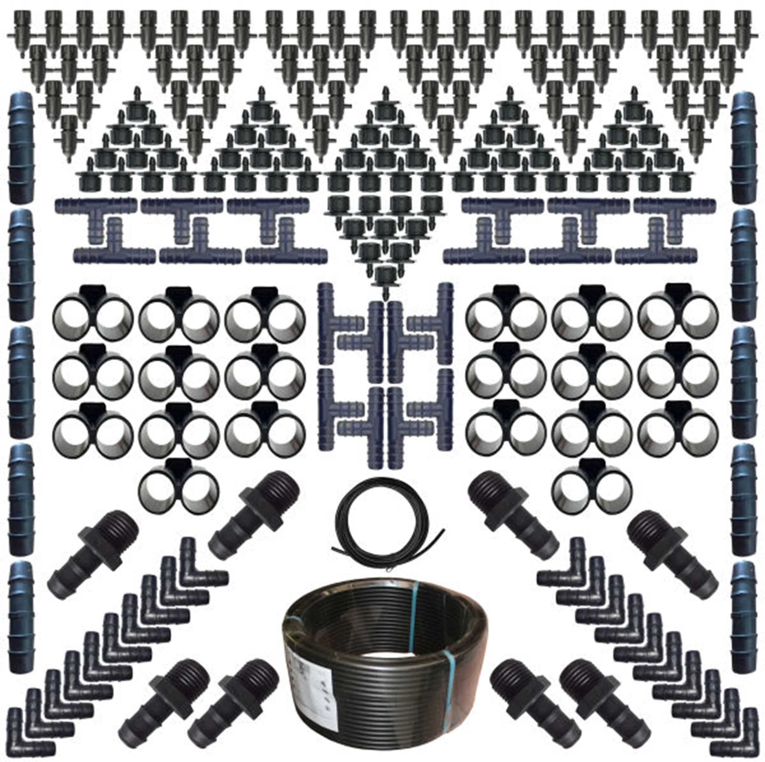 لوازم آبیاری قطره ای مدل Y-200 مجموعه 200 عددی