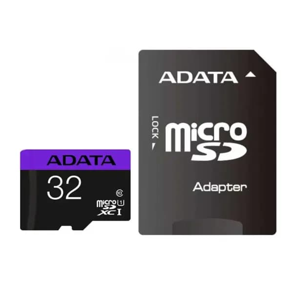 کارت حافظه microSDHC ای دیتا ADATA Premier ظرفیت 32 گیگابایت همراه آداپتور SD