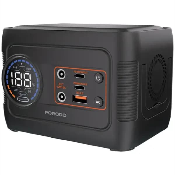 پاوراستیشن پرودو Porodo ForceBase 150W مدل PDD150GYBK با باتری 76.96Wh