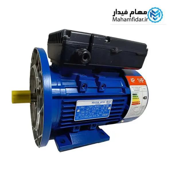 الکتروموتور پوسته آلومینیوم 0.75 کیلووات 1 اسب تک فاز گوانگلو — تصویر ۴