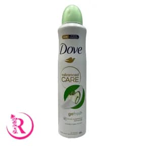اسپری ضد تعریق (انگلیسی) داو Dove مدل Go fresh رایحه خیاری advanced care حجم 250 میل