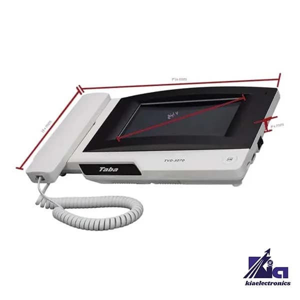 پکیج آیفون تصویری چهار واحدی تابا TVD-3070 با پنل 1860 — تصویر ۲