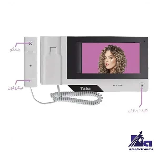 پکیج آیفون تصویری چهار واحدی تابا TVD-3070 با پنل 1860 — تصویر ۴