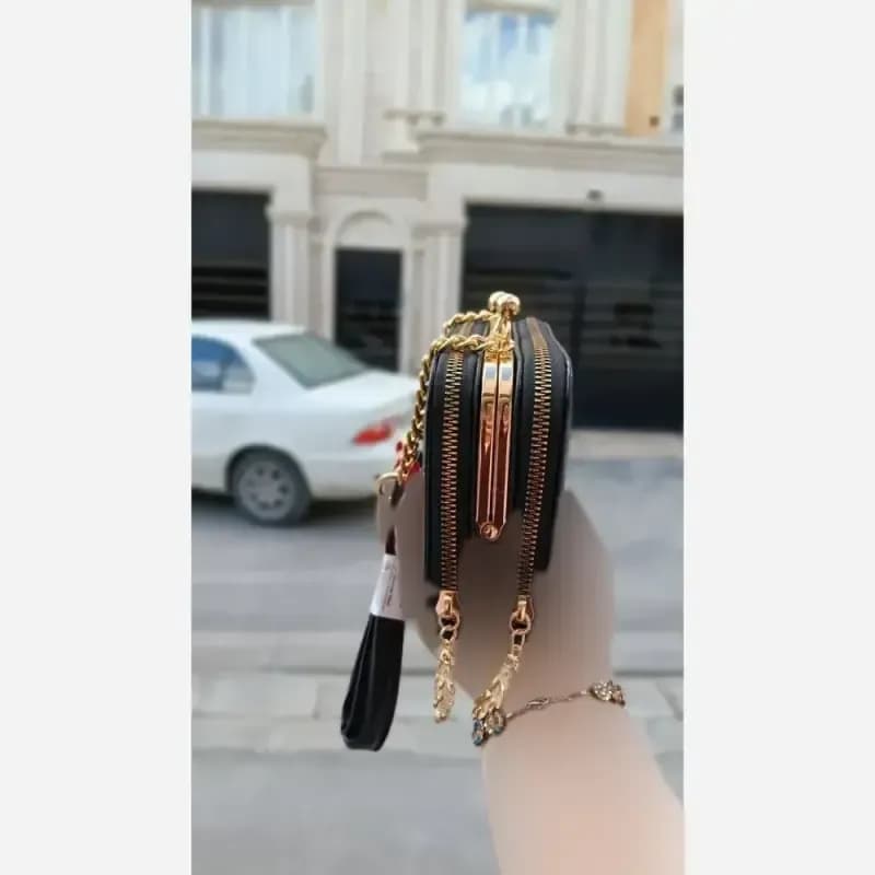 کیف مجلسی دهنه دار کیفیت درجه یک با متریال وارداتی رنگ ثابت — تصویر ۳