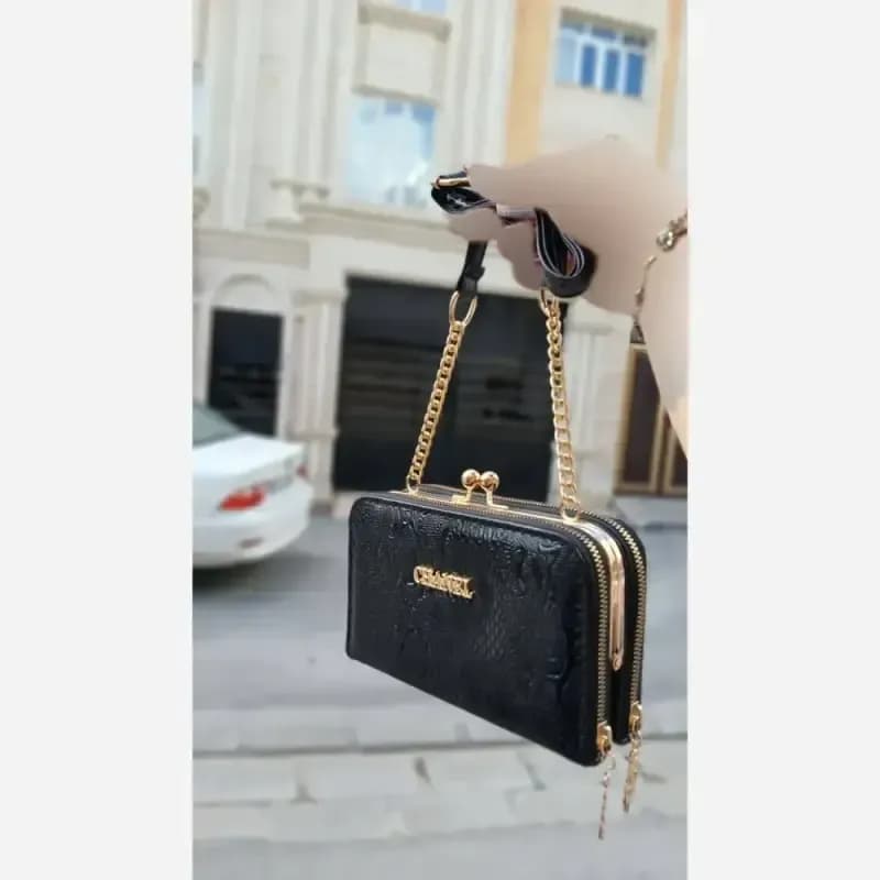 کیف مجلسی دهنه دار کیفیت درجه یک با متریال وارداتی رنگ ثابت — تصویر ۴