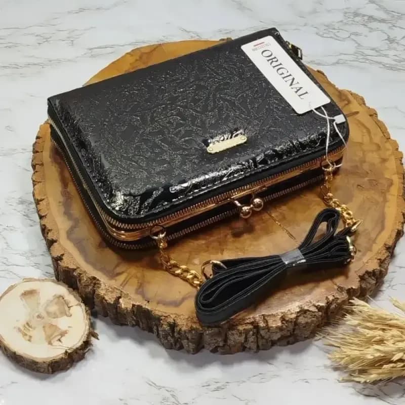 کیف مجلسی دهنه دار کیفیت درجه یک با متریال وارداتی رنگ ثابت — تصویر ۲