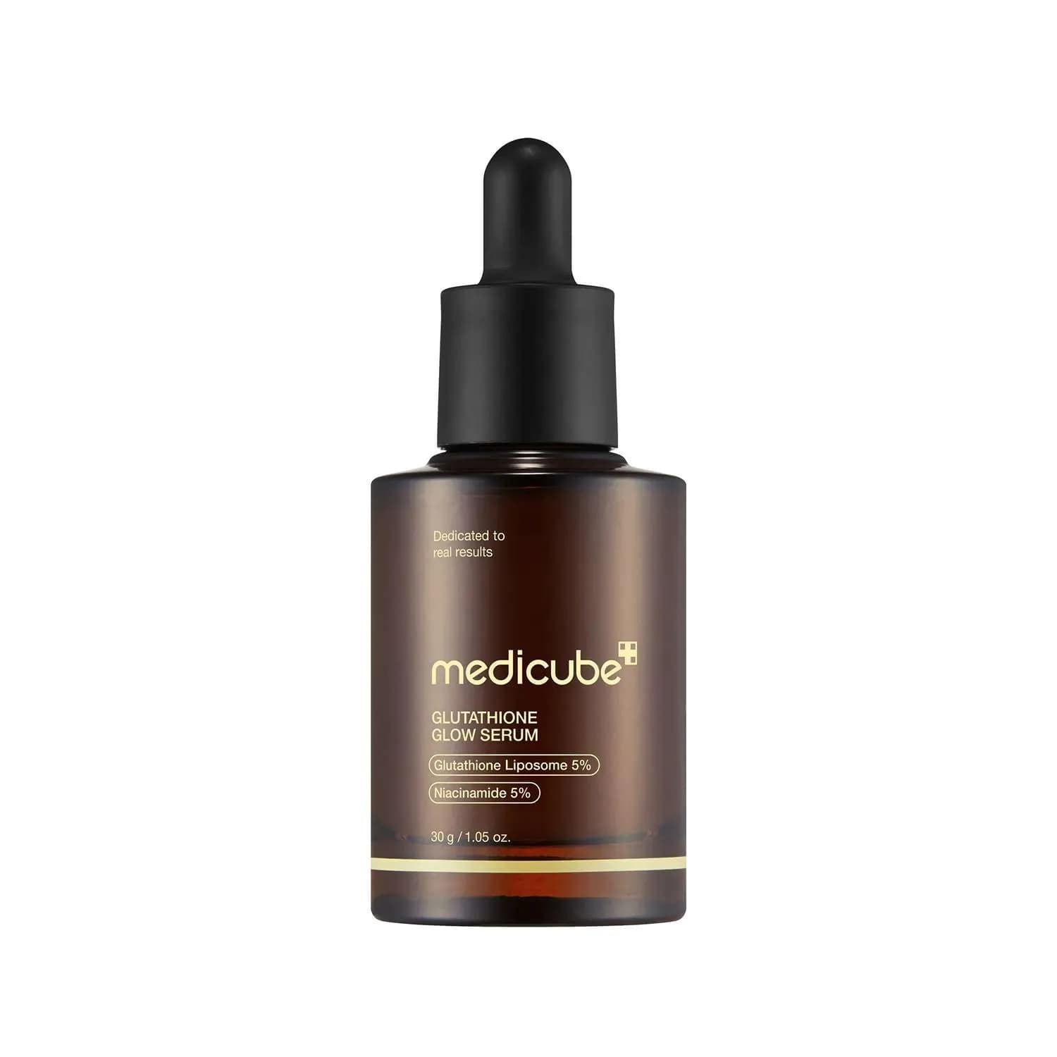 سرم گلوتاتیون مدی‌کیوب مدل Glutathione Glow روشن‌کننده حجم 30 میلی‌لیتر
