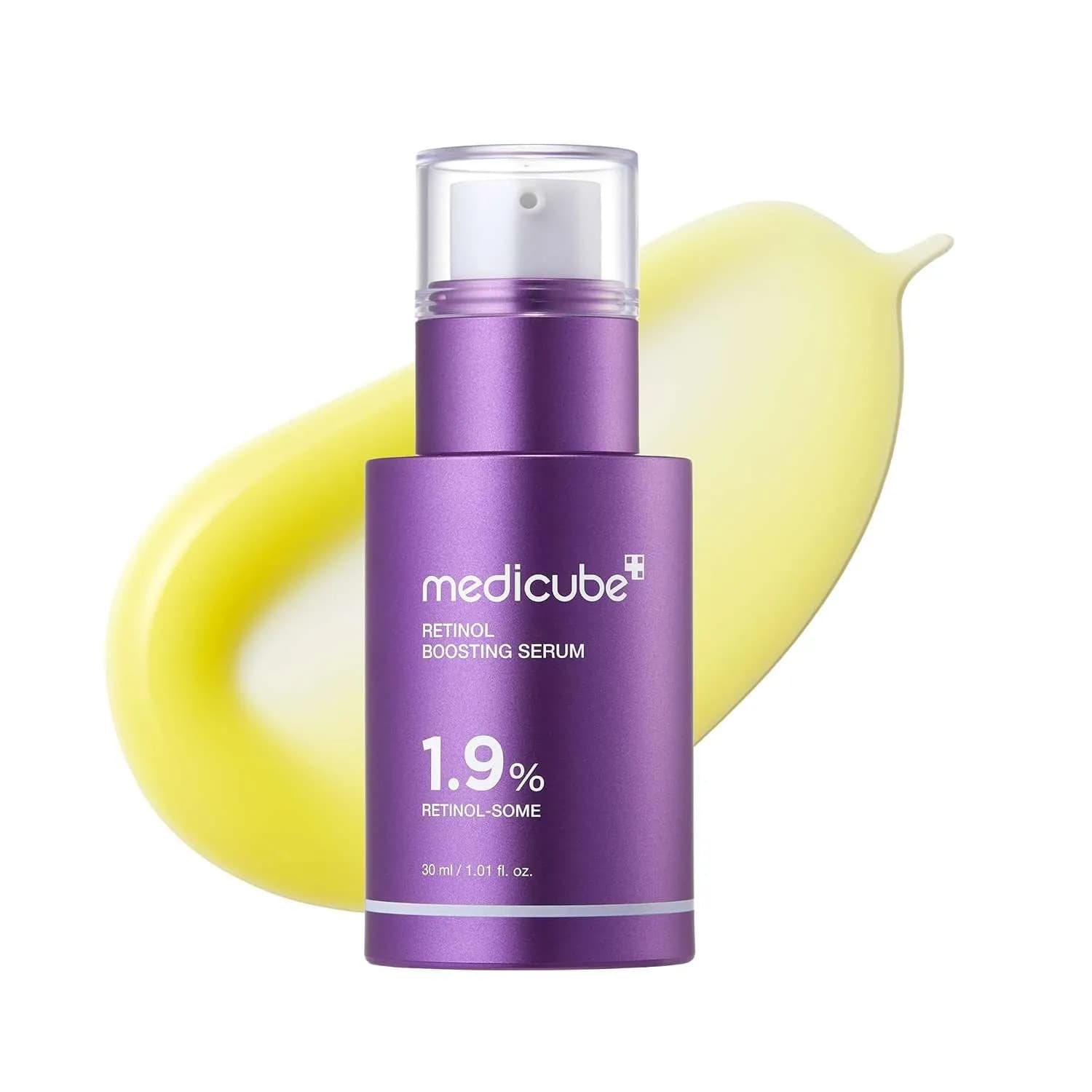 سرم تقویت‌کننده و ضدچروک مدی‌کیوب مدل Retinol Some 1.9 حجم 30 میلی‌لیتر