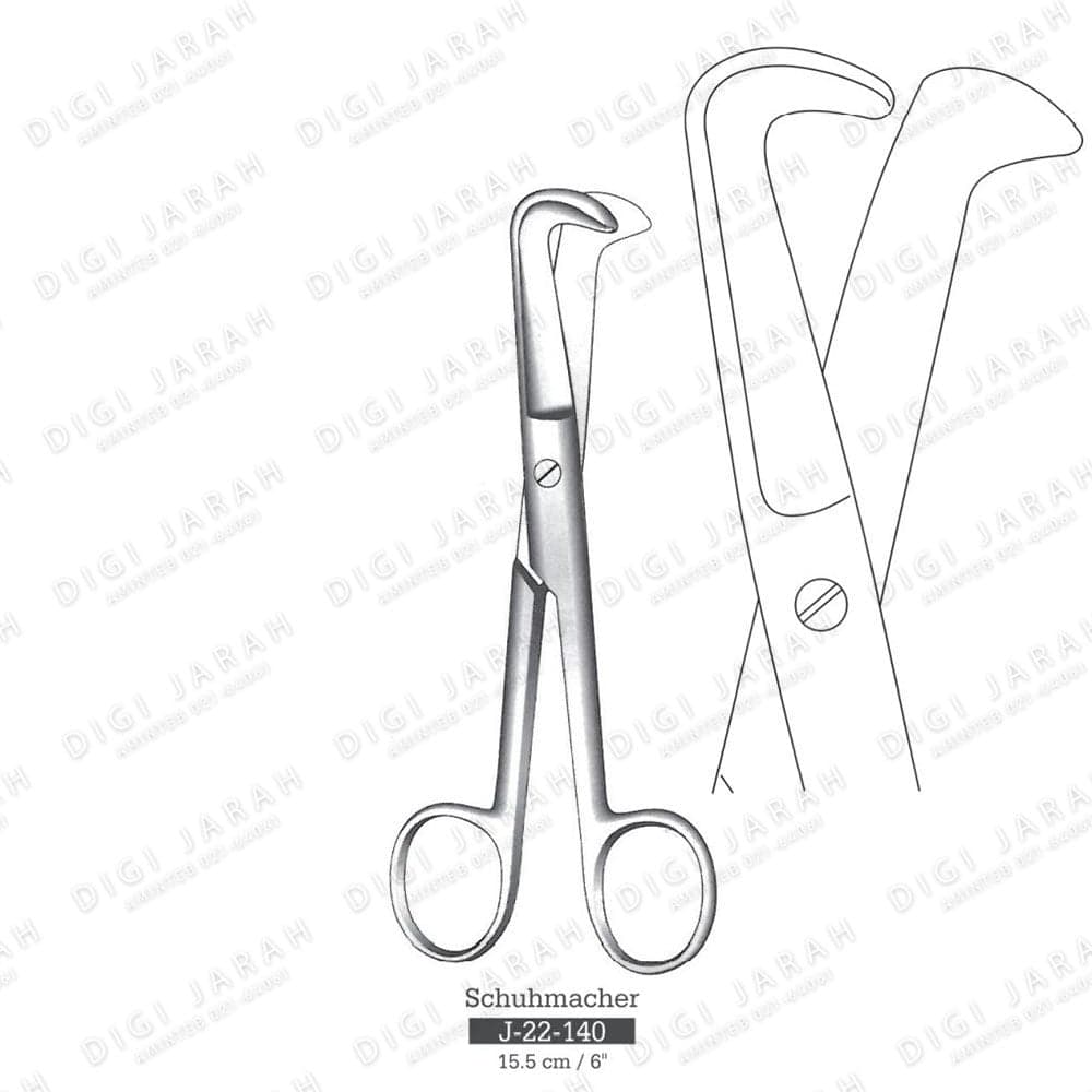 قیچی بند ناف 90درجه J-22-140 surgicon