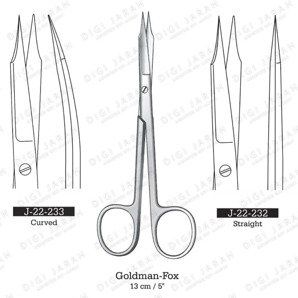 قیچی گلدمن کرو J-22-233 surgincon 13cm