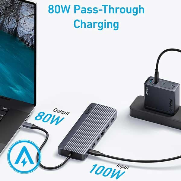 هاب 14 پورت USB-C انکر مدل Anker Hub A8389 — تصویر ۶