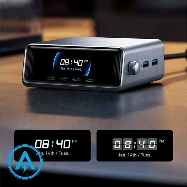 هاب شارژر رومیزی 250 وات انکر Anker Prime Charger A2345 — تصویر ۳