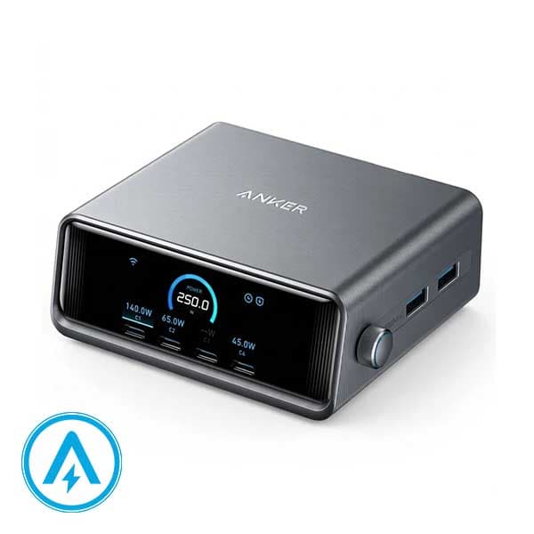 هاب شارژر رومیزی 250 وات انکر Anker Prime Charger A2345