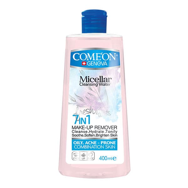 آب پاک کننده آرایش صورت کامان مدل OILY SKIN حجم ۴۰۰ میلی لیتر