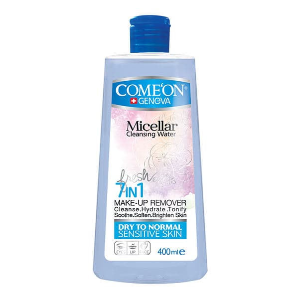 پاک کننده آرایش صورت کامان مدل DRY SKIN حجم ۴۰۰ میلی لیتر