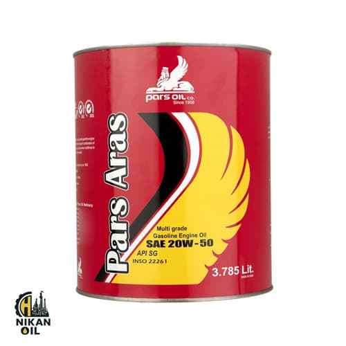 روغن موتور پارس ارس 50W20 کارتن کوارت