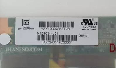 ال ای دی لپ تاپ اینولوکس 15.4 N154C6-L01 ضخیم مات برای اپل MacBook A1260 — تصویر ۲