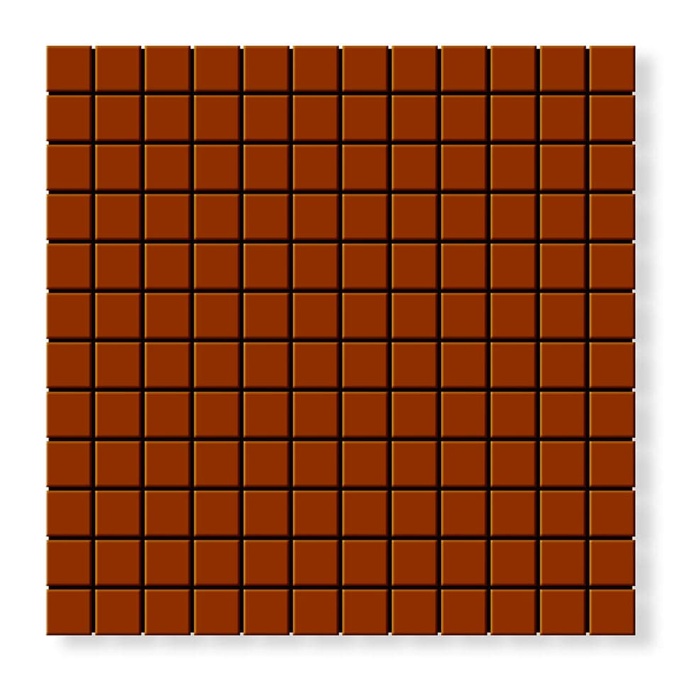 کاشی استخری البرز قهوه ای کد CG Brown37 براق سایز ۲٫۵-۲٫۵