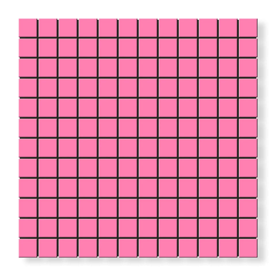 کاشی استخری البرز صورتی کدCG Pink 4 براق سایز ۲٫۵-۲٫۵