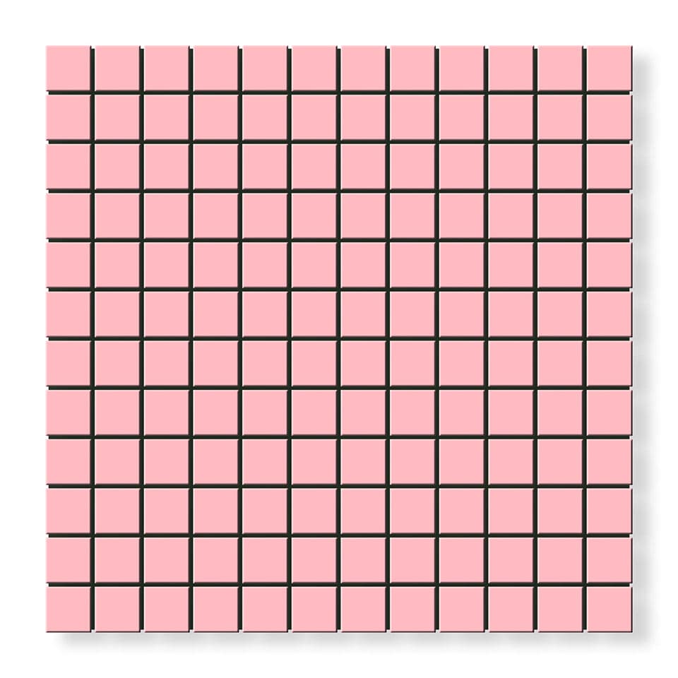 کاشی استخری البرز صورتی کد CG Pink 2 براق سایز ۲٫۵-۲٫۵