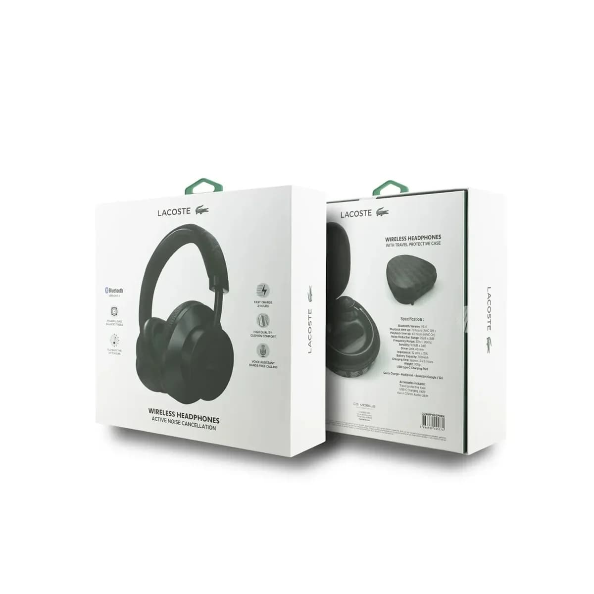 هدفون بلوتوثی Lacoste Monogramme LH02 با Hybrid ANC — تصویر ۳