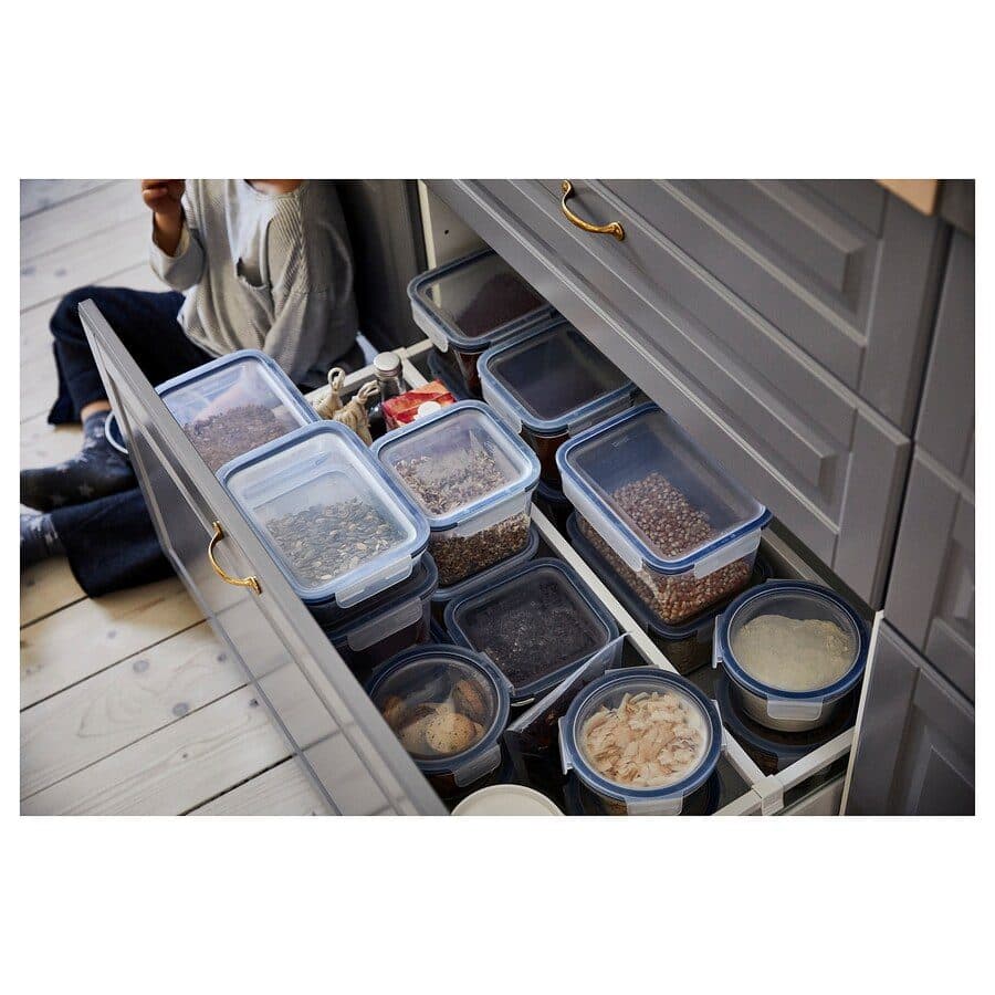 ظرف درب دار گرد ایکیا +IKEA-365 — تصویر ۵