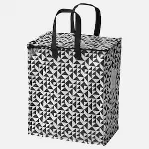 کیف دستی سیاه و سفید ایکیا IKEA-KNALLA
