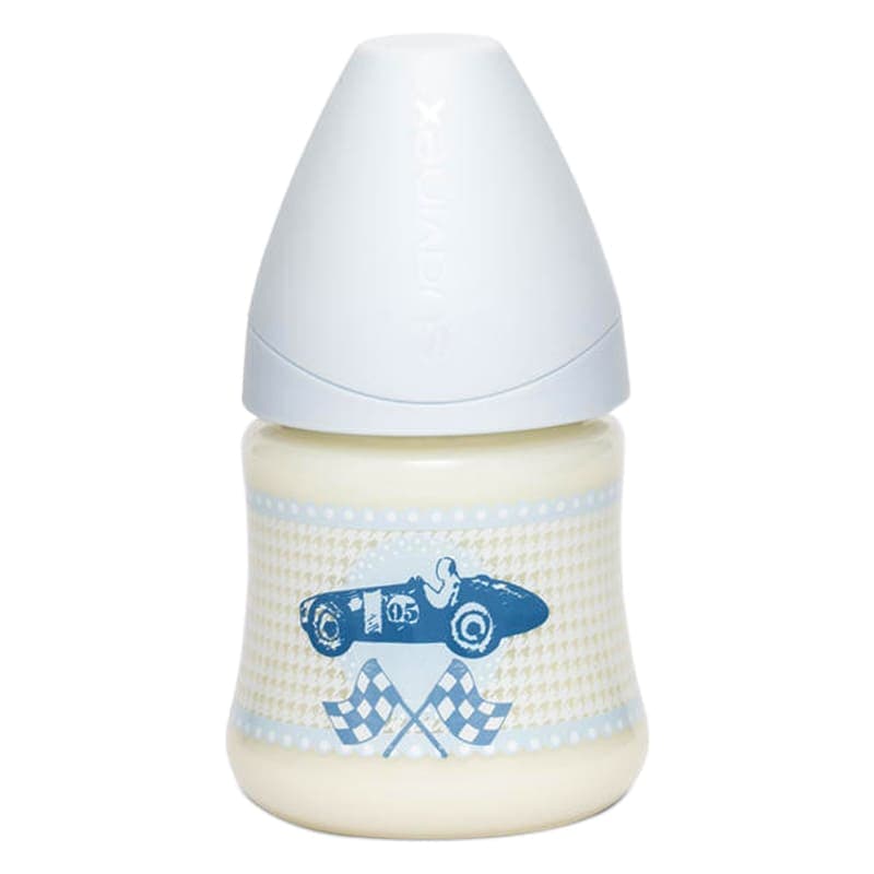 شیشه شیر پیچازی ارتودنسی پسرانه 150 میل suavinex