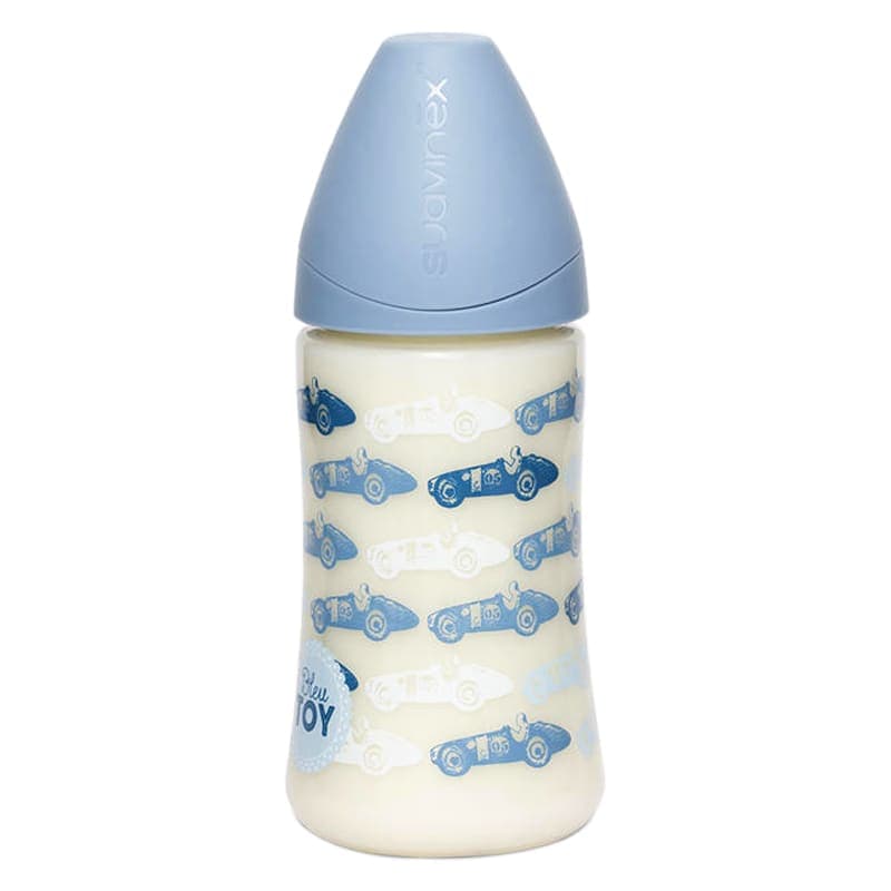 شیشه شیر پیچازی ارتودنسی پسرانه 270 ميل suavinex — تصویر ۵