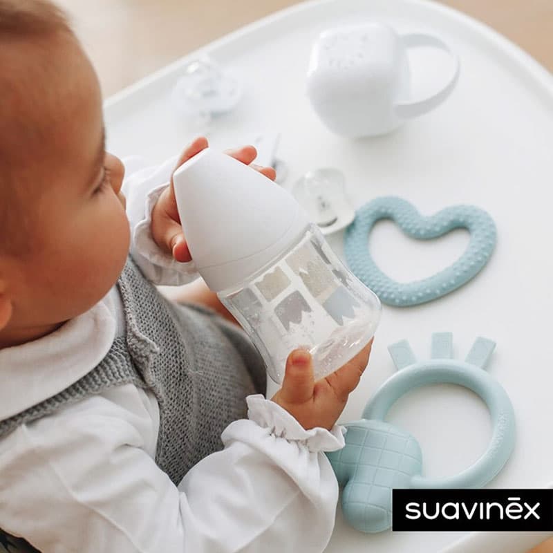 دندان گیر سیلیکونی قابدار قلب 0+ ماه سواوینکس suavinex — تصویر ۳
