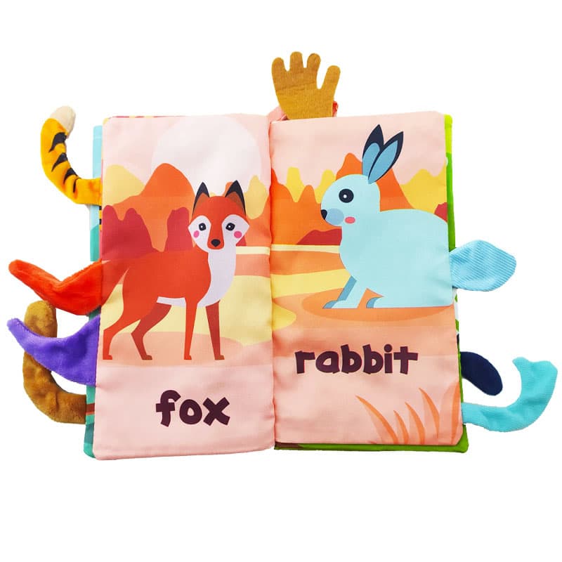 کتاب حمام پارچه ای طرح حیوانات لاو بی بی Love Baby — تصویر ۴