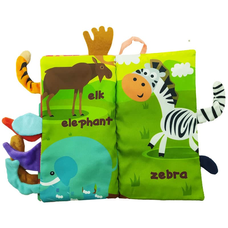کتاب حمام پارچه ای طرح حیوانات لاو بی بی Love Baby — تصویر ۵
