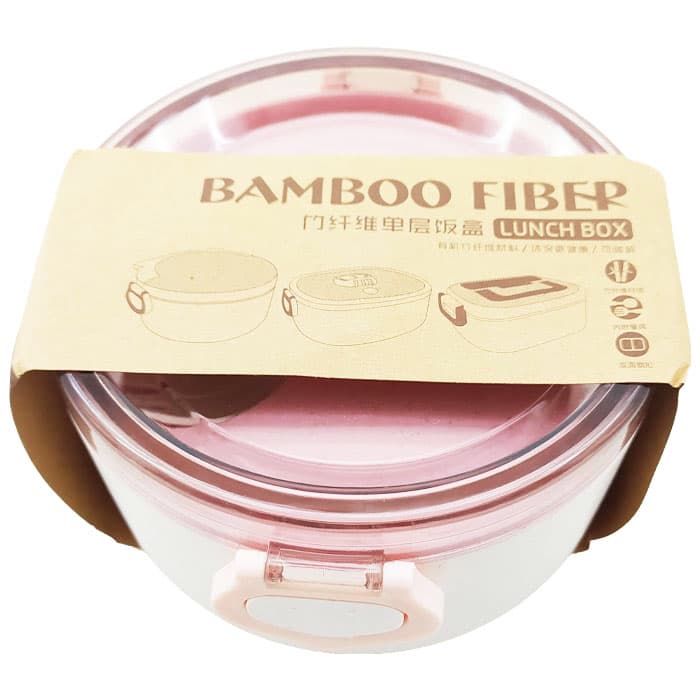 ظرف غذا گیاهی طرح تاج قاشق و چنگال دار Bambo Fiber — تصویر ۳