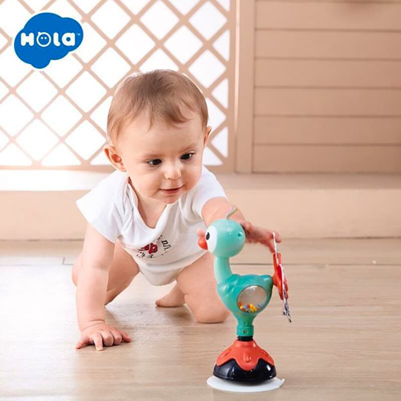 اسباب بازی شترمرغ جغجغه ای 6+ ماه Hola Toys — تصویر ۵