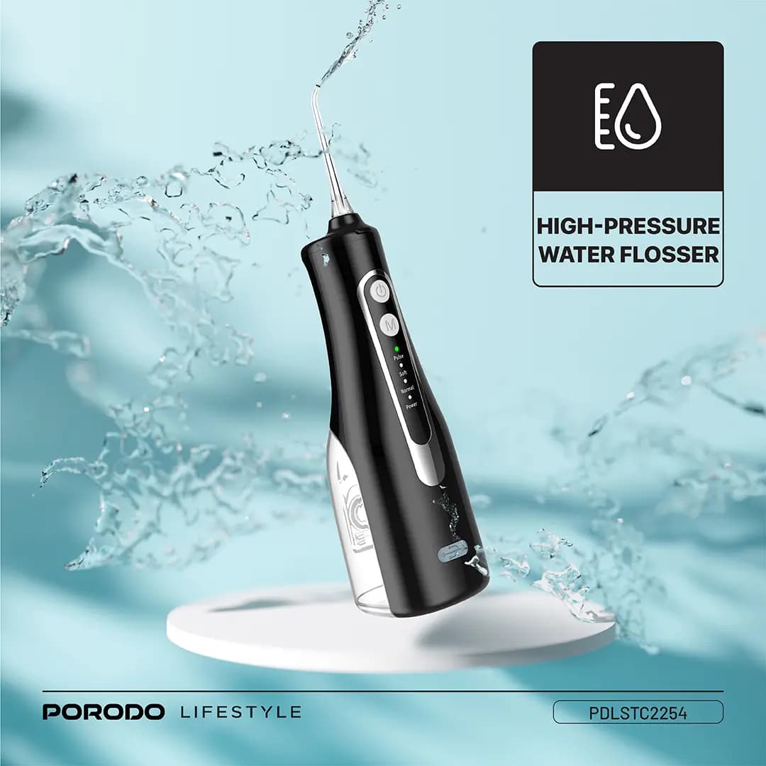 ست مراقبت دندان مسواک برقی و واترجت پرودو مدل Porodo Lifestyle Ultimate Oral Care Duo Electric Toothbrush PDLSTC2254 — تصویر ۲