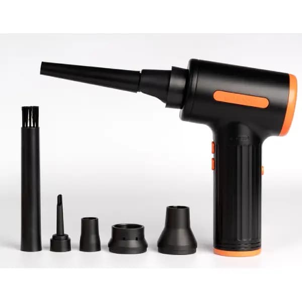 جت فن مکنده و دمنده به همراه 4 سری پرودو مدلPorodo Triple Speed Portable Air Duster with 4 Nozzles PD-PARDS-BK — تصویر ۳