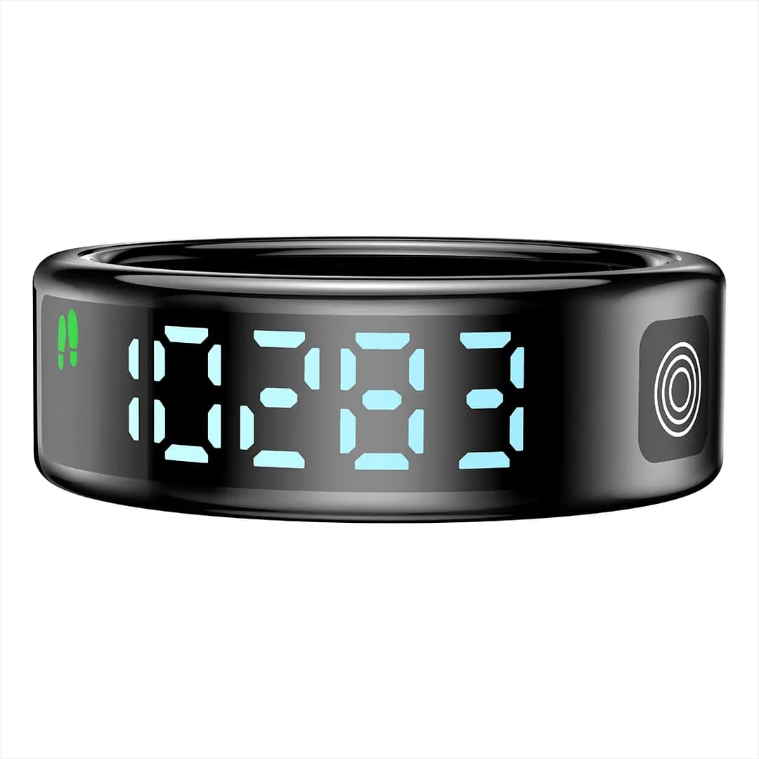 حلقه هوشمند نمایشگر دیجیتال پرودو مدل Porodo FitSync Smart Ring — تصویر ۳