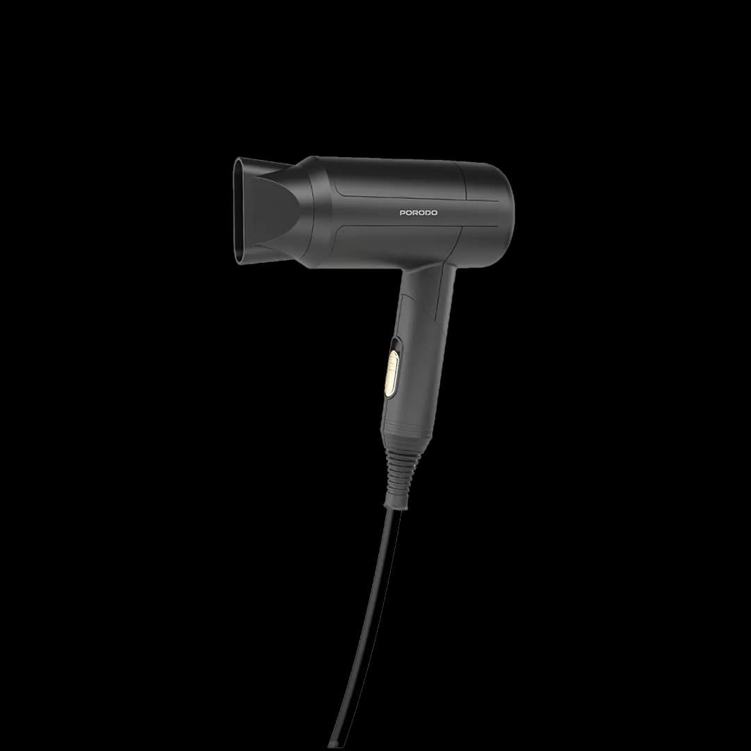 سشوار 1200 وات پرودو مدل Porodo Lifestyle 1200W Foldable Hair Dryer 1.8M Cable LFST071