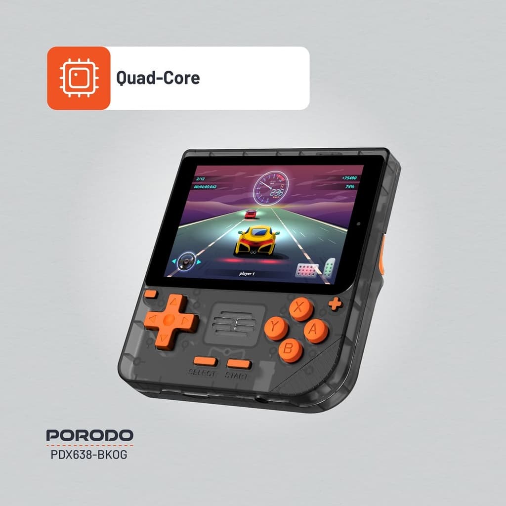 کنسول بازی همراه 64 گیگابایت حافظه پرودو Porodo Gaming Retro Arcade Gaming Console — تصویر ۶