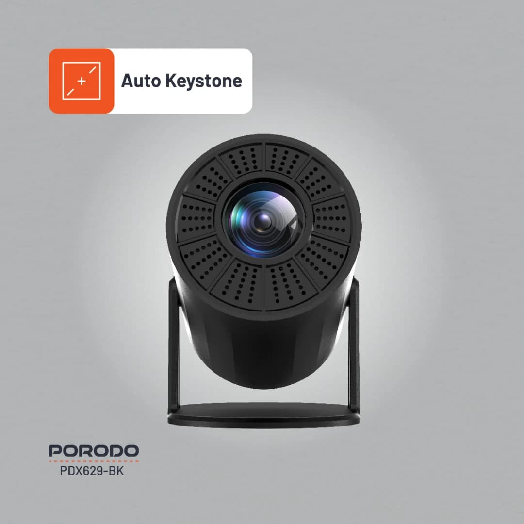 ویدئو پرژکتور با قابلیت کنسول بازی به همراه گیم پد پرودو مدل Porodo Gaming Projector with Controllers PDX639 — تصویر ۵