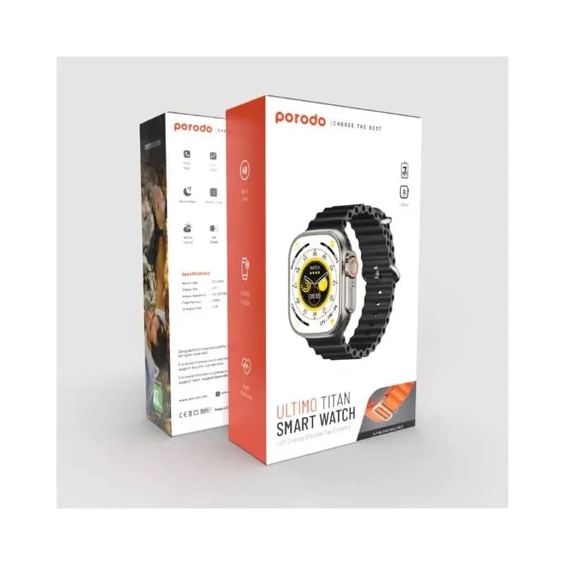 ساعت هوشمند پرودو مدل PORODO ULTIMO TITAN ULTRA SMART WATCH — تصویر ۳